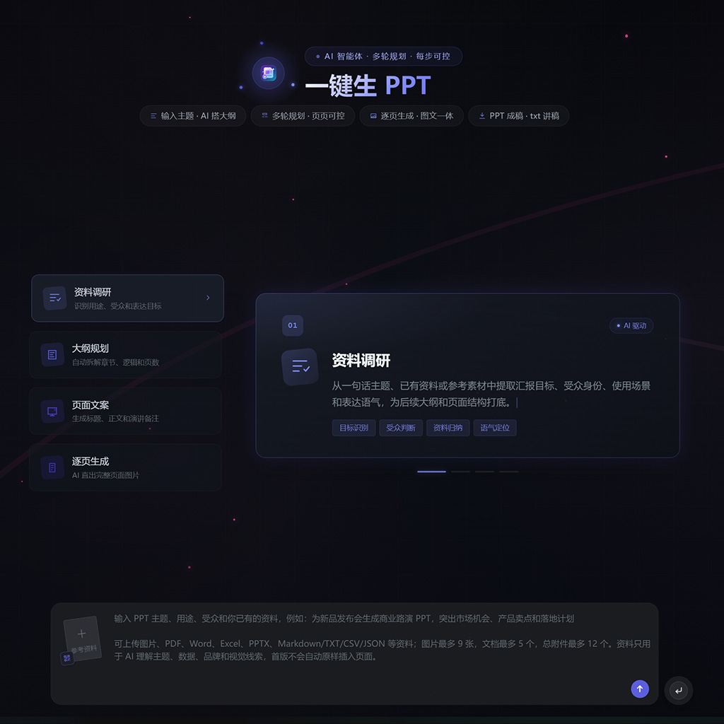 AI演示文稿设计示例